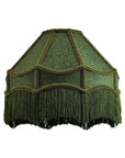 Classic Victorian Style Empire Pendant Shade In Forest Green: Forest Green / One Size