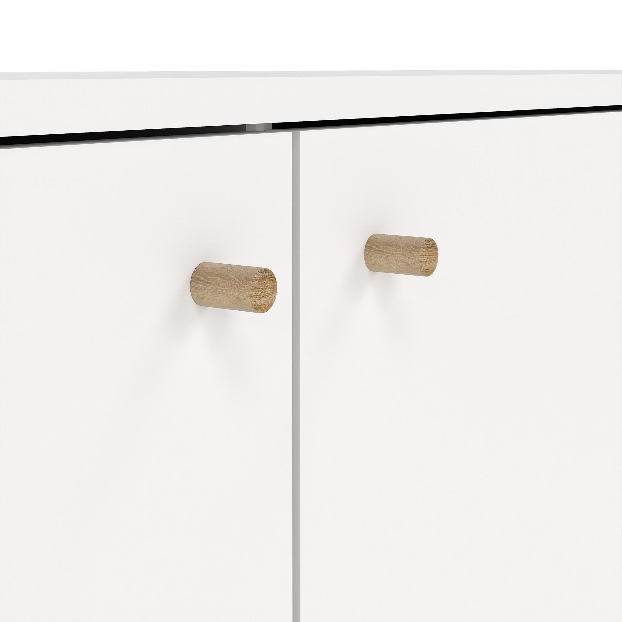 Cumbria Sideboard 2 Doors + 3 Drawers White - Inside House 