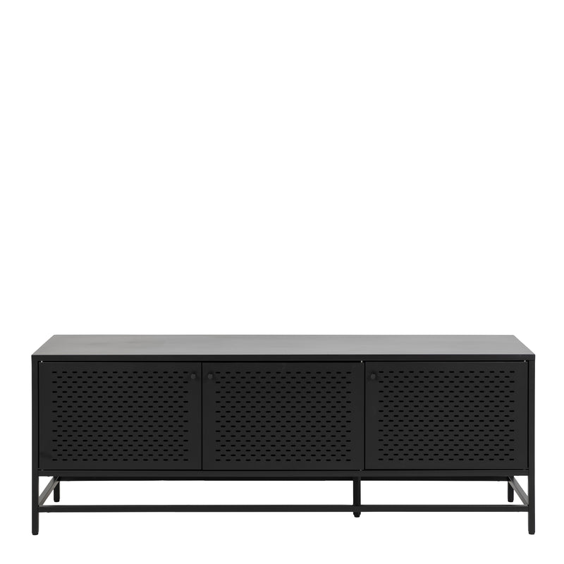 Midnight 3 Doors Sideboard in Matt Black