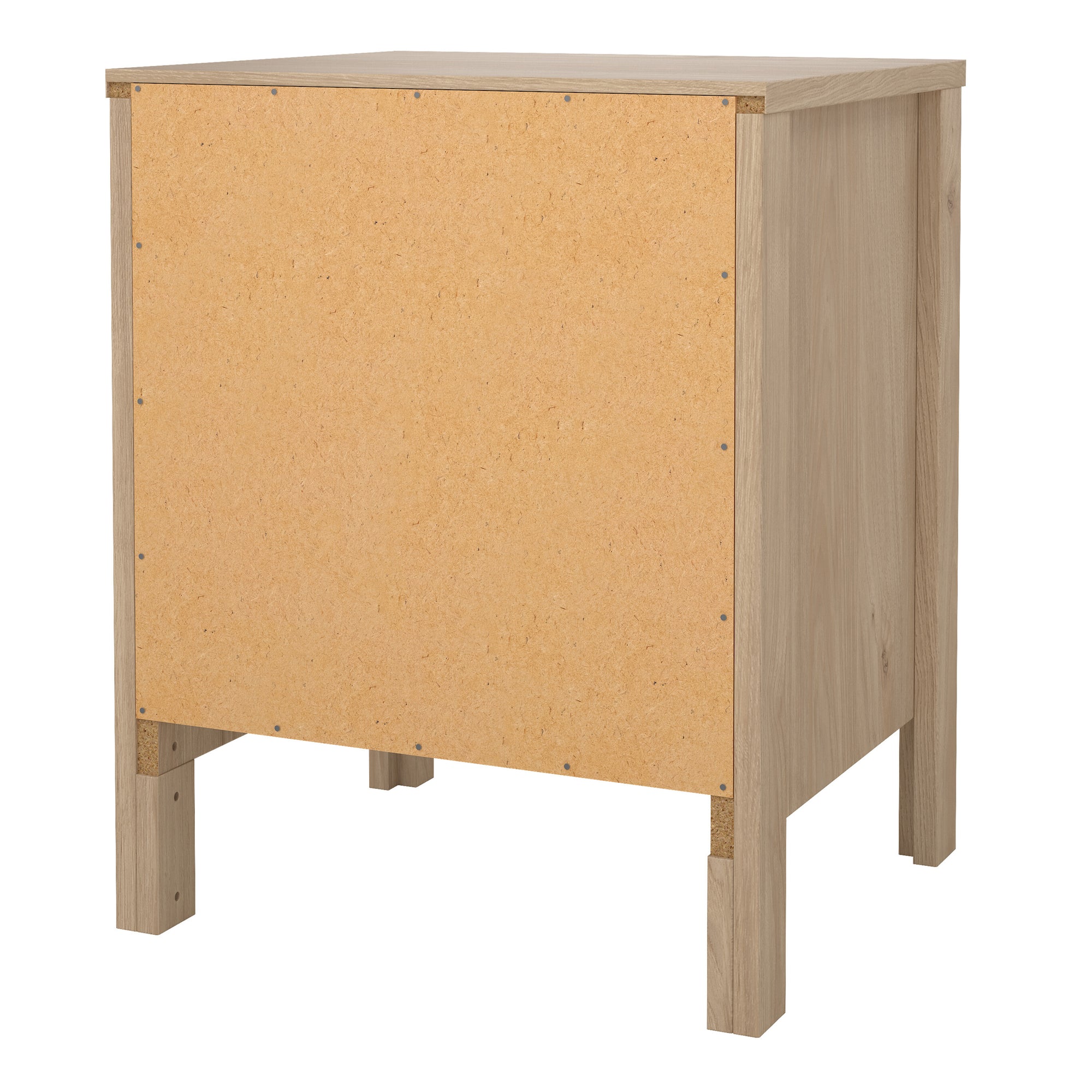 Barcelona Bedside Table 2 Drawers in Jackson Hickory Oak - INSIDE HOUSE