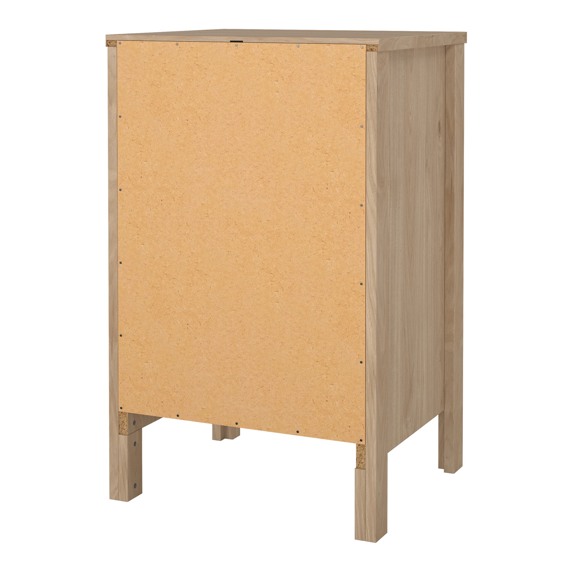 Barcelona Bedside Table 3 Drawers in Jackson Hickory Oak - INSIDE HOUSE