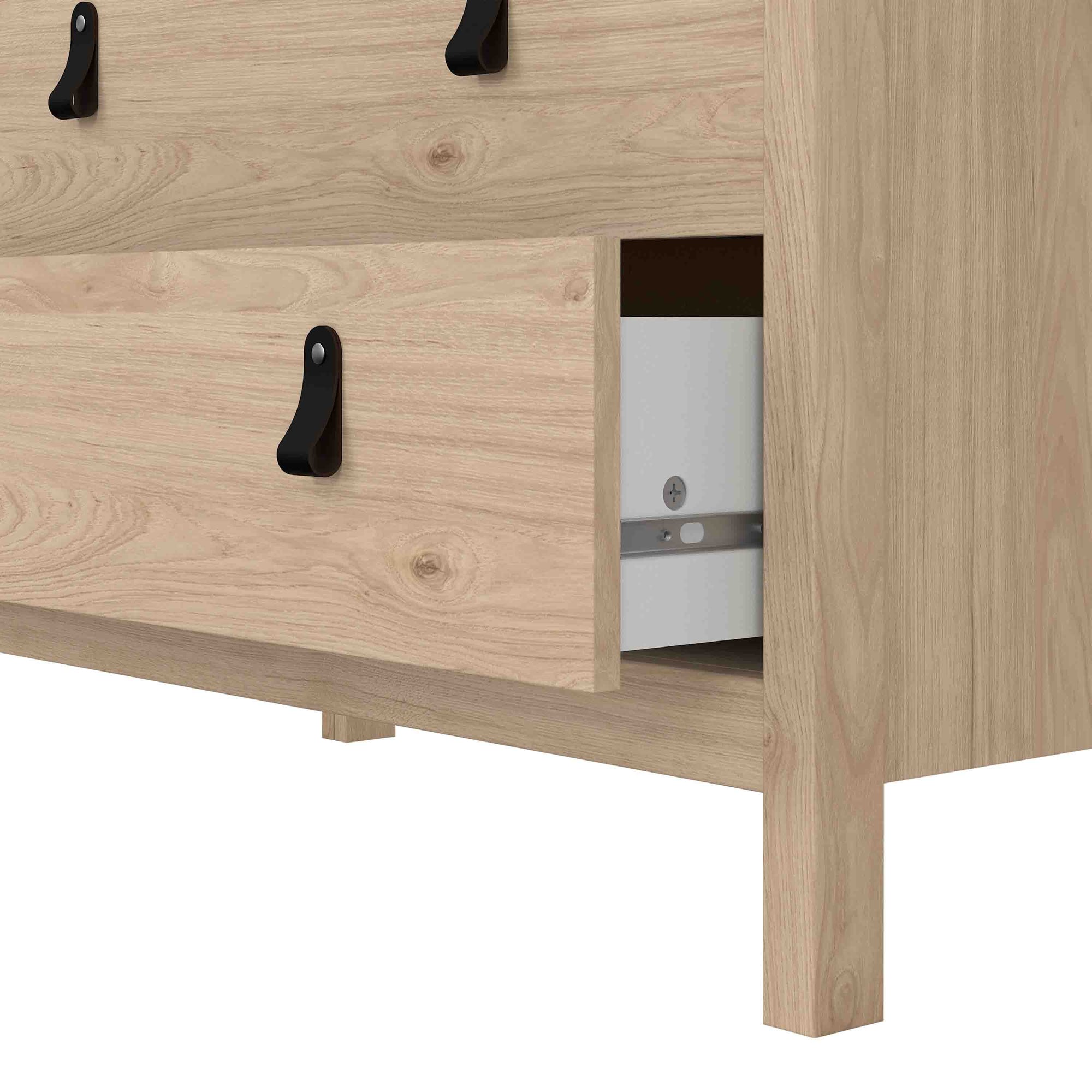 Barcelona Chest 3 Drawers in Jackson Hickory Oak - INSIDE HOUSE