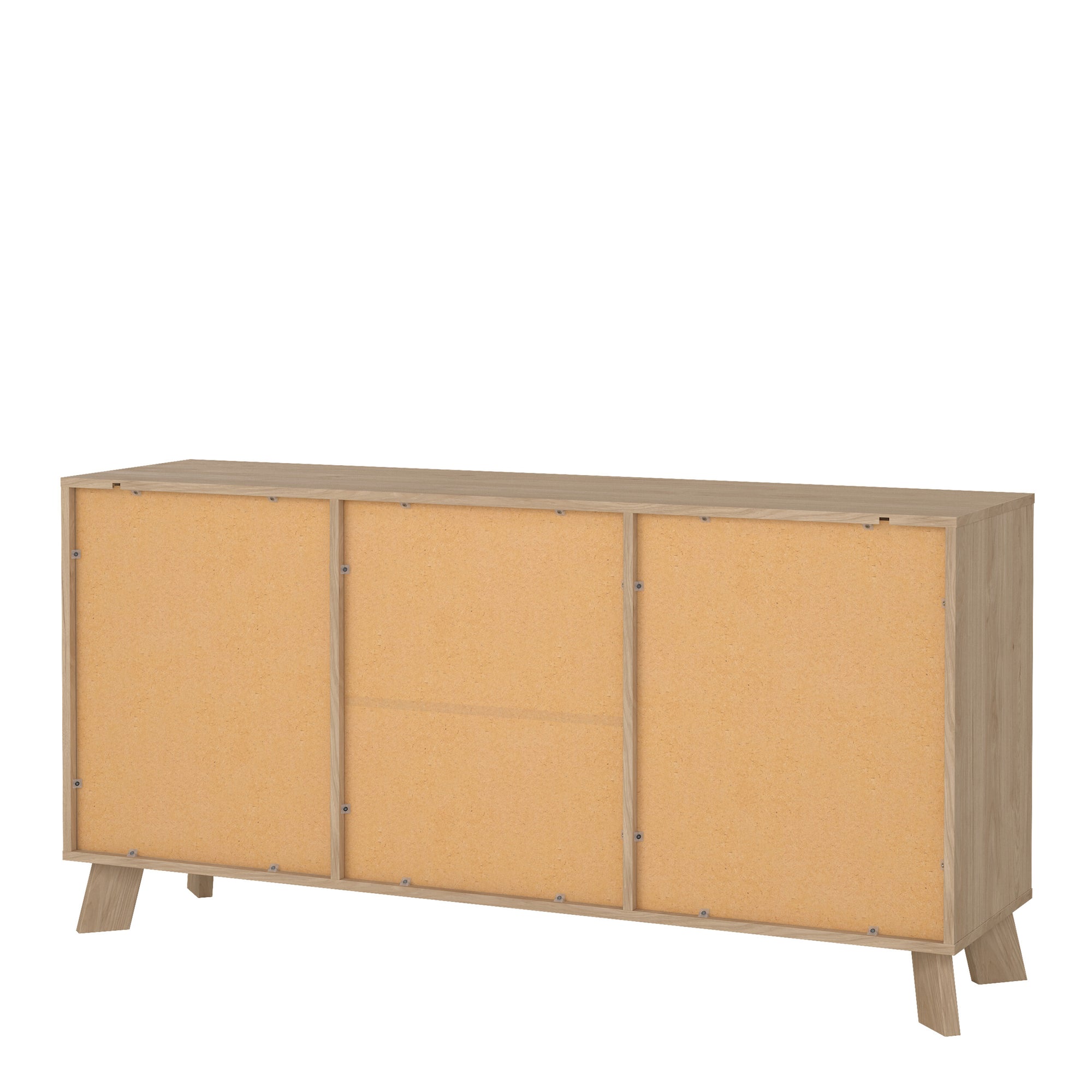 Simpson Sideboard 2 Doors + 3 Drawers in Jackson Hickory and White - INSIDE HOUSE