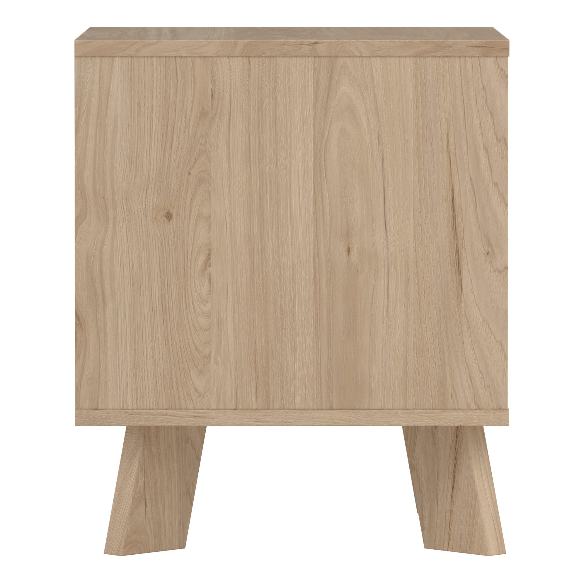 Simpson Nightstand 1 Drawer in Jackson Hickory and White - INSIDE HOUSE