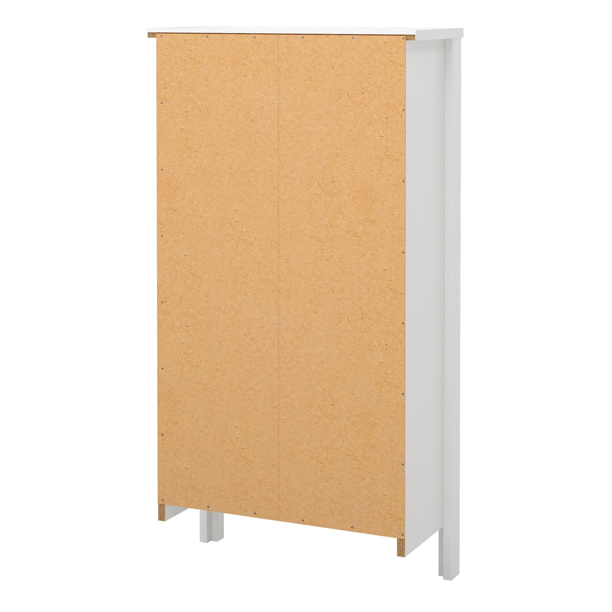 Madrid Shoe Cabinet 2 Flip Down Doors in White