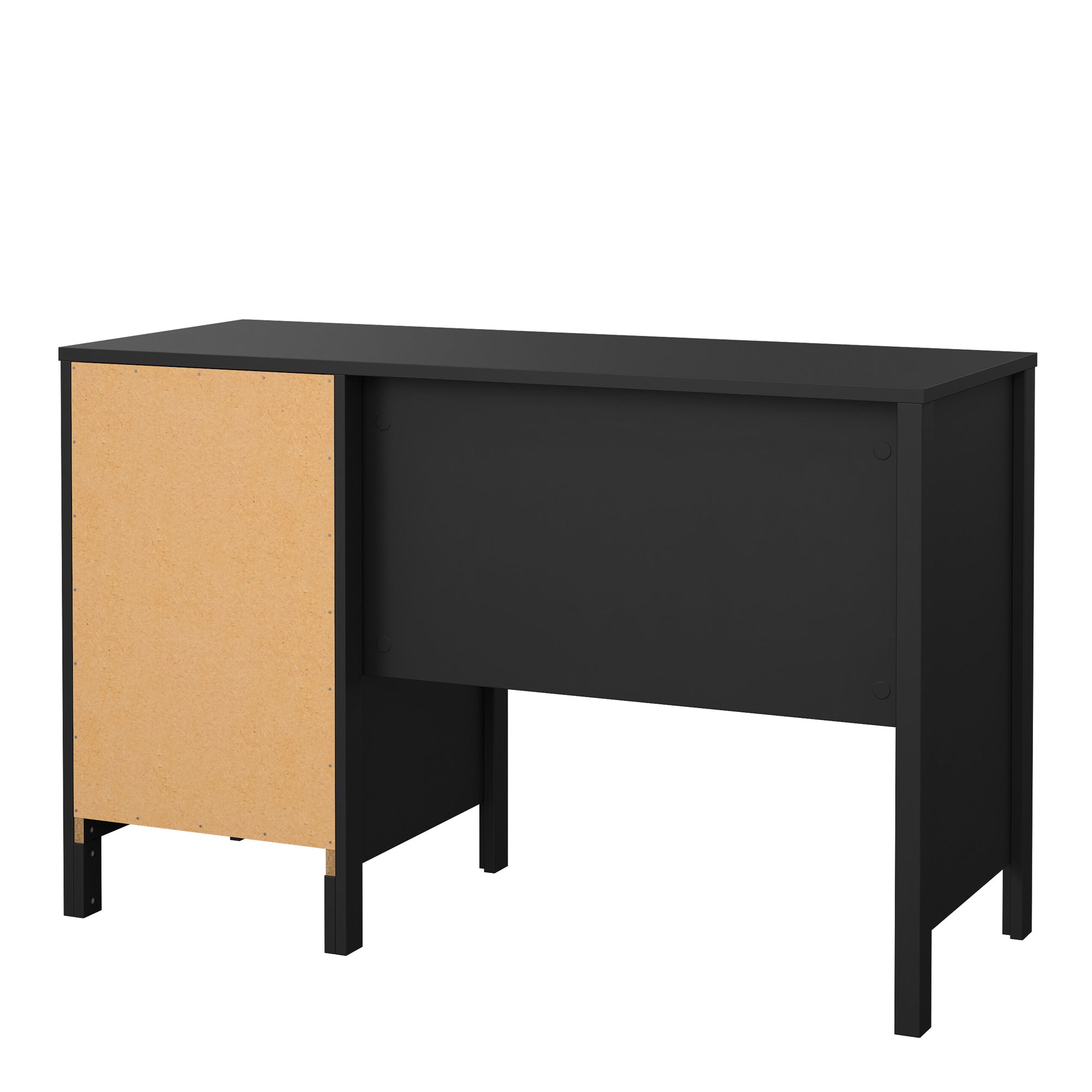 Madrid Desk 3 Drawers in Matt Black