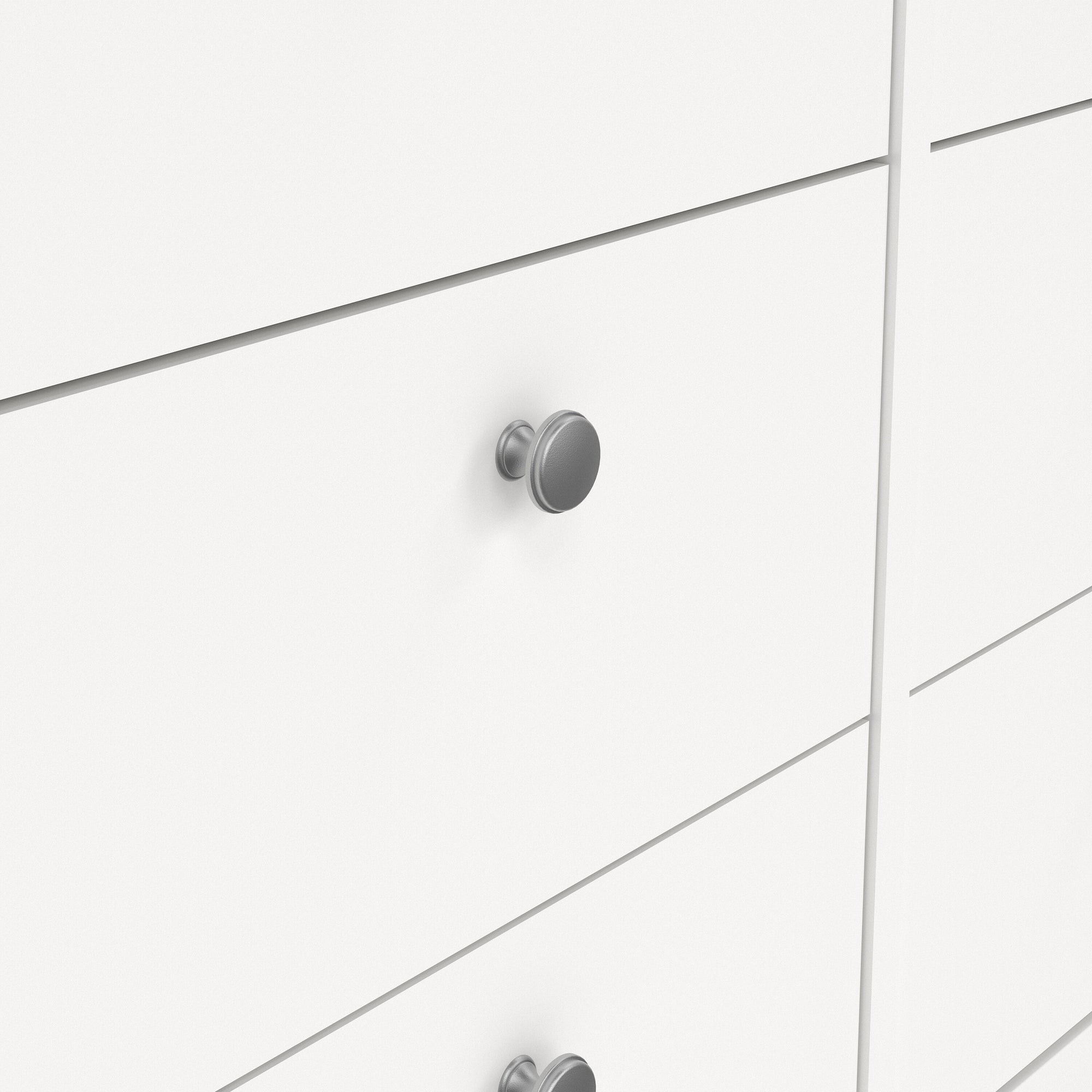 Madrid Double Dresser 4+4 Drawers in White