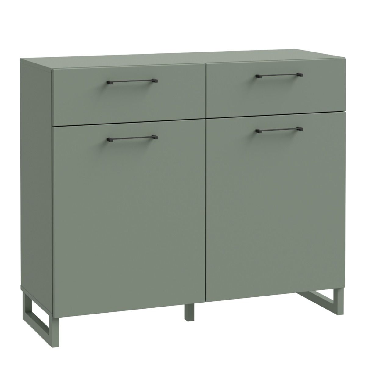 Sali 2 Doors 2 Drawers Chest in Sage Green