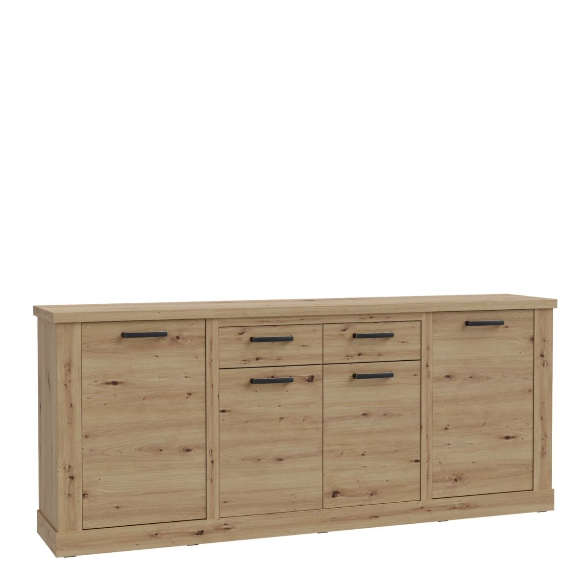 Corona 4 Doors 2 Drawers Sideboard in Artisan Oak