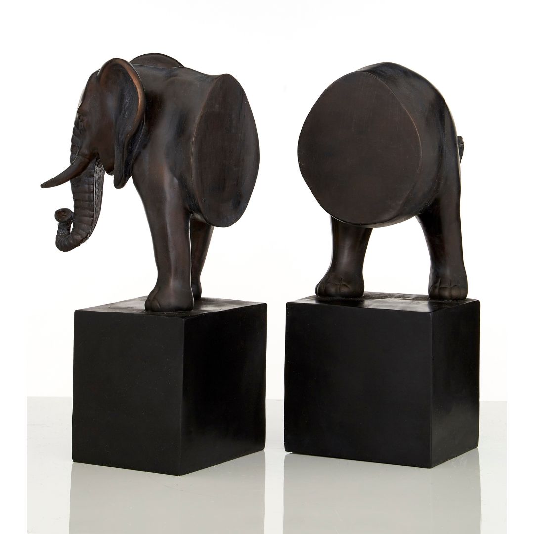 Bohim Elephant Bookends - Inside House 