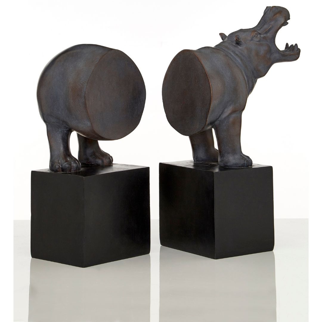 Bohim Hippo Bookends - Inside House 