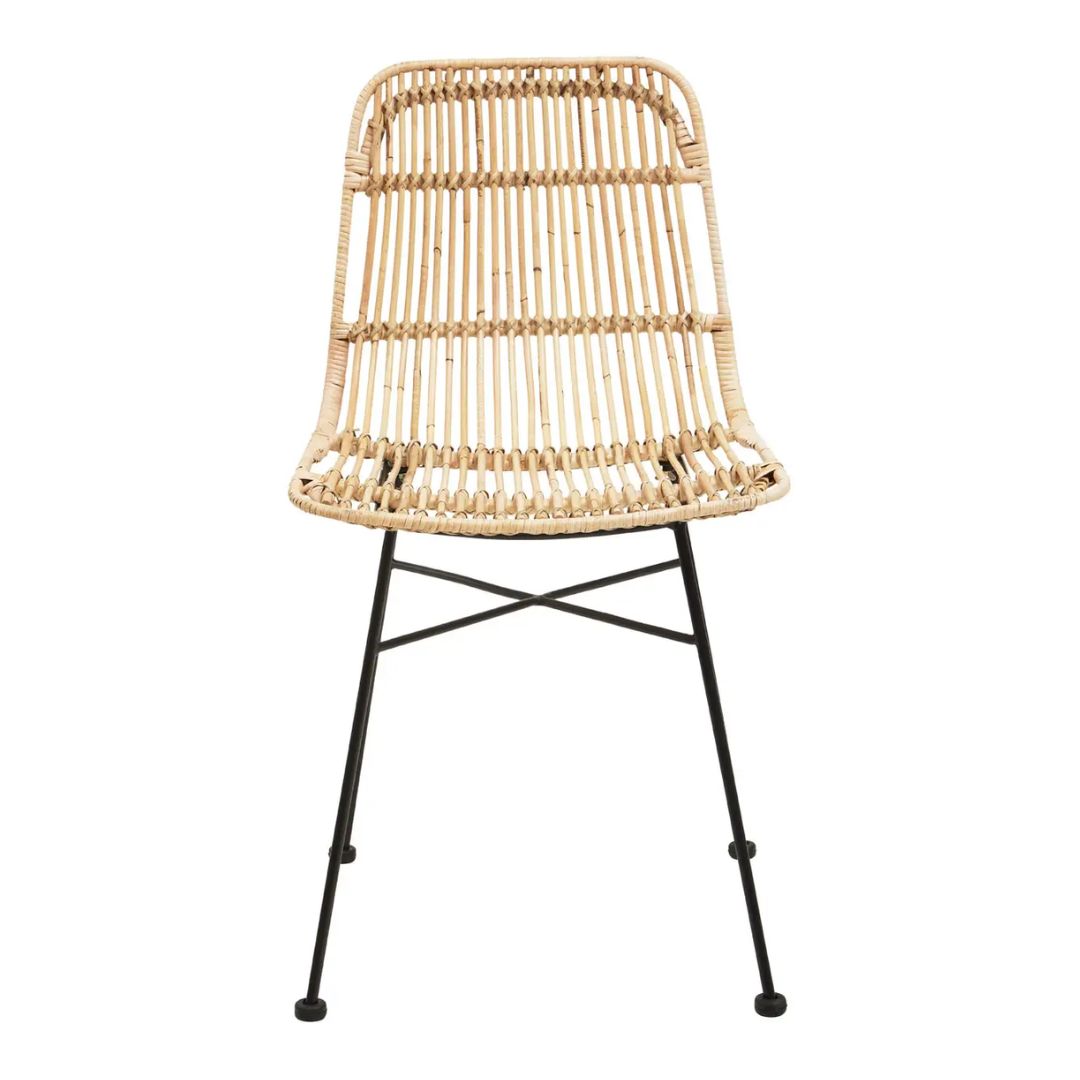 Malay Natural Rattan Dining Chair - INSIDE HOUSE