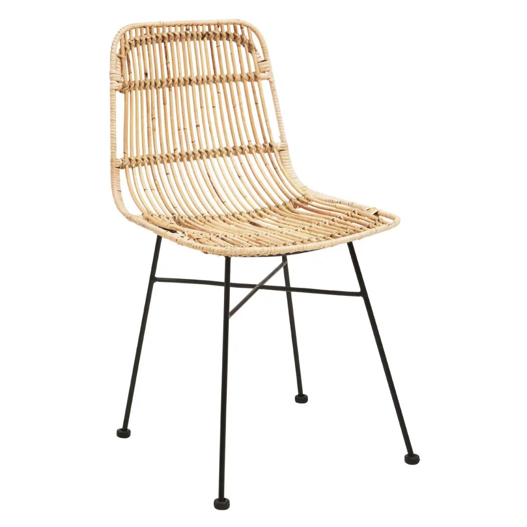 Malay Natural Rattan Dining Chair - INSIDE HOUSE