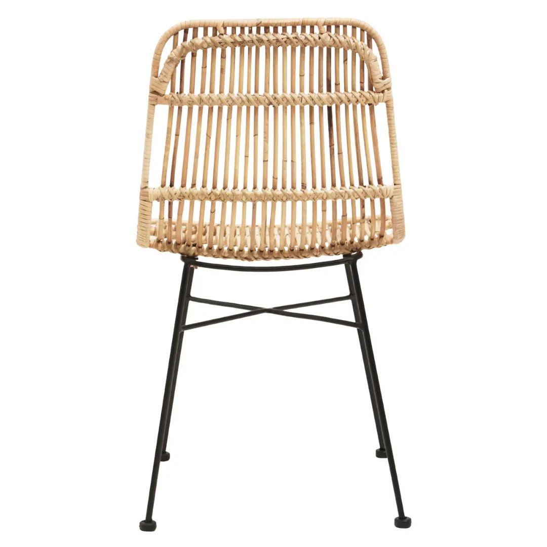 Malay Natural Rattan Dining Chair - INSIDE HOUSE