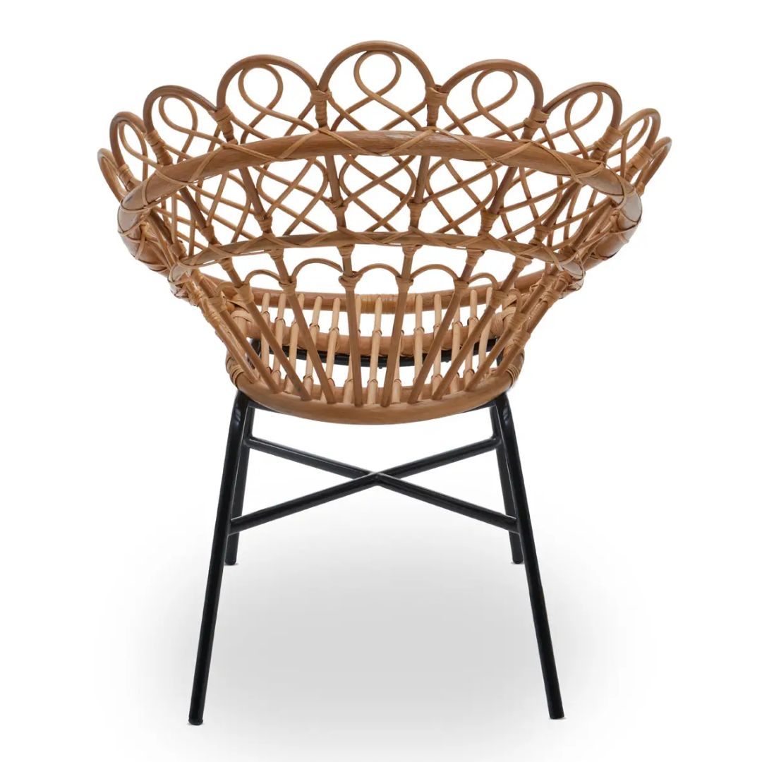 The Peacock Natural Rattan Chair - INSIDE HOUSE