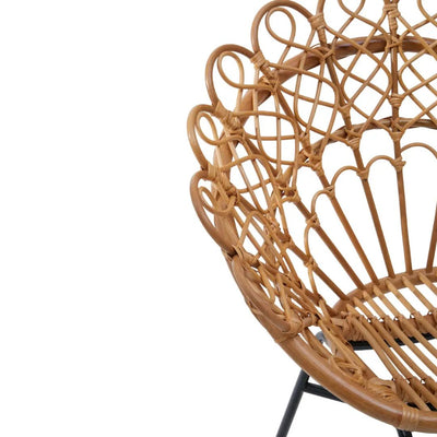 The Peacock Natural Rattan Chair