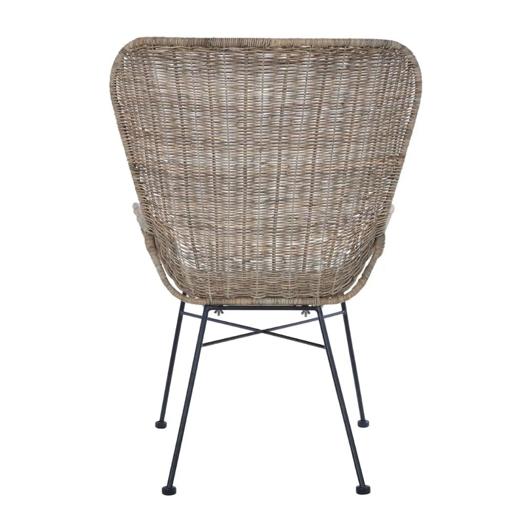 Malay Natural Rattan Curved Chair - INSIDE HOUSE